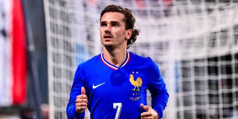 Antoine Griezmann (Pháp) ứng cứ viên vua phá lưới euro 2024