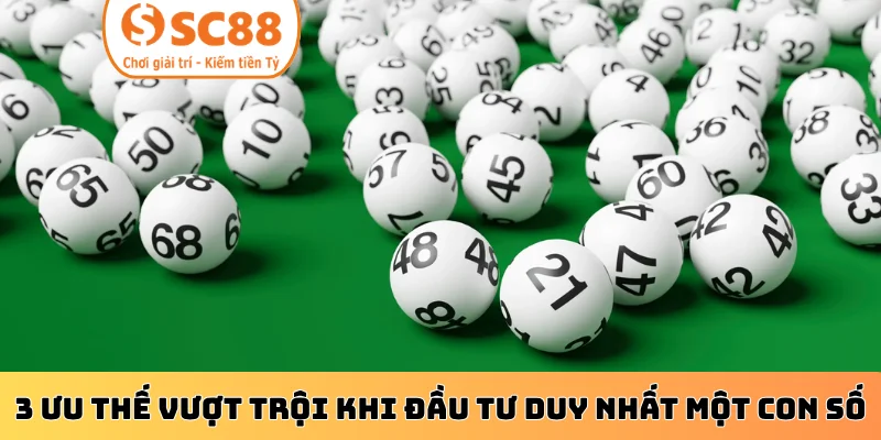 3 ưu thế vượt trội khi đầu tư duy nhất một con số