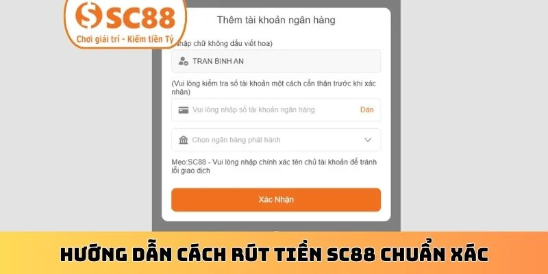 Hướng dẫn cách rút tiền SC88 chuẩn xác