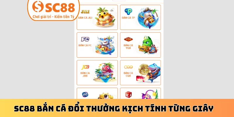 SC88 bắn cá đổi thưởng kịch tính từng giây